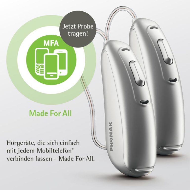 Phonak Audéo BDirect Freisprechen mit dem Hörgerät Hörstudio Becker