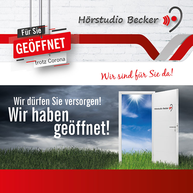Wir haben für Sie geöffnet!