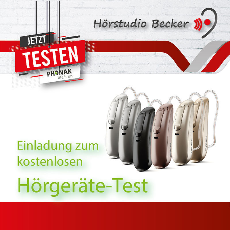 Phonak Audéo Paradise – Einladung zum kostenlosen Hörgeräte-Test